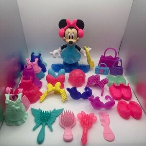 Disney Minnie Mouse Dress Up Doll and Accessories